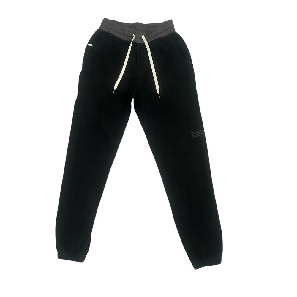 Vuori Balboa Jogger Sweatpants Men’s Drawstring Athleisure Lounge Black Men’s S